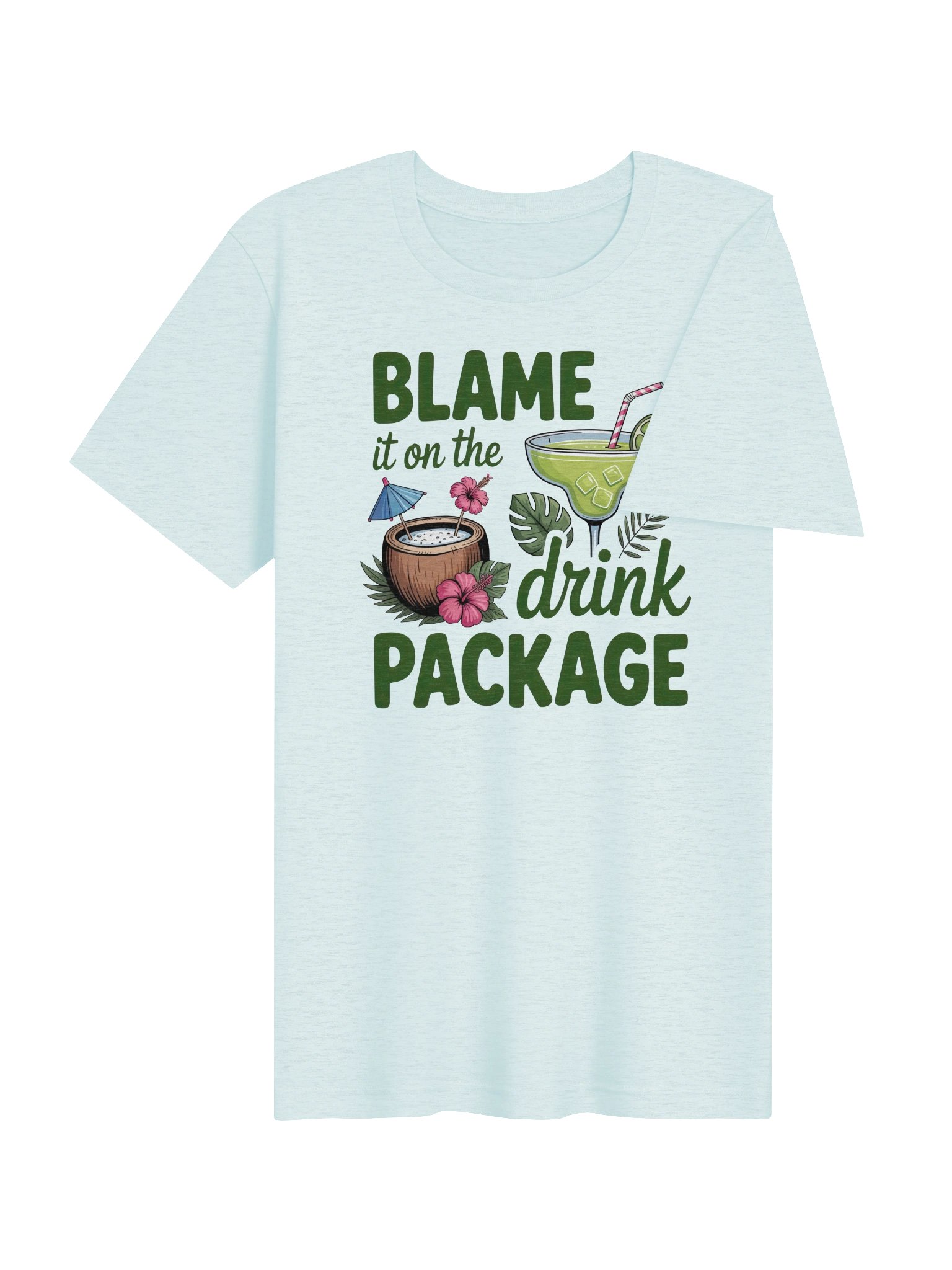 Blame It on the Drink Package T-Shirt | Funny Cruise Vacation Tee product image (38)