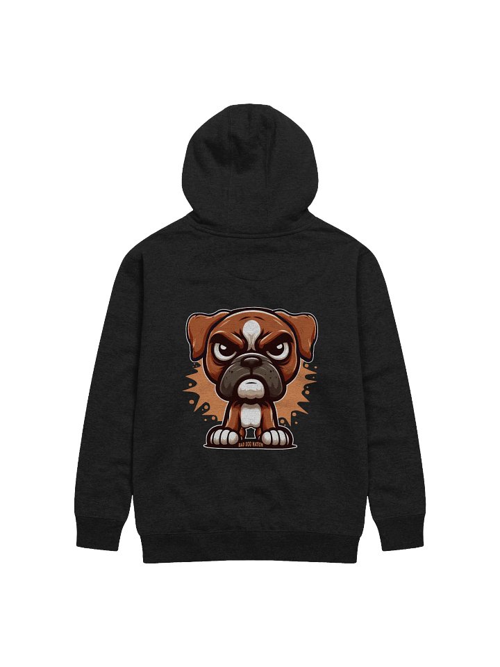 Boxer Angry Pup (Natural Ears) - Premium Adult Unisex Hoodie product image (1)