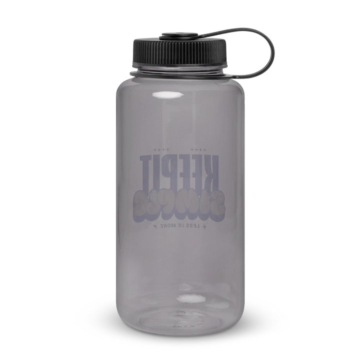 Wide Mouth Plastic Water Bottle product image (2)