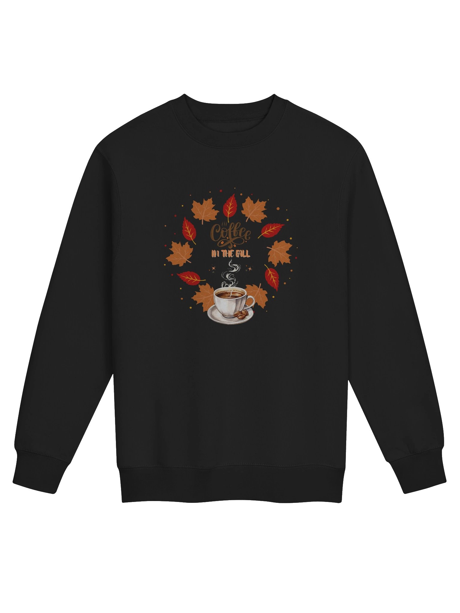 "Coffee In The Fall" Premium Sweatshirt (Dark) product image (1)