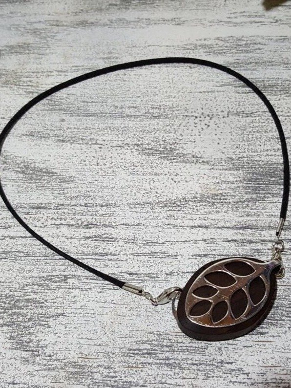 Faux Suede Skinny Necklace | Handmade Accessory for Bellabeat Leaf Urban & Ivy product image (1)