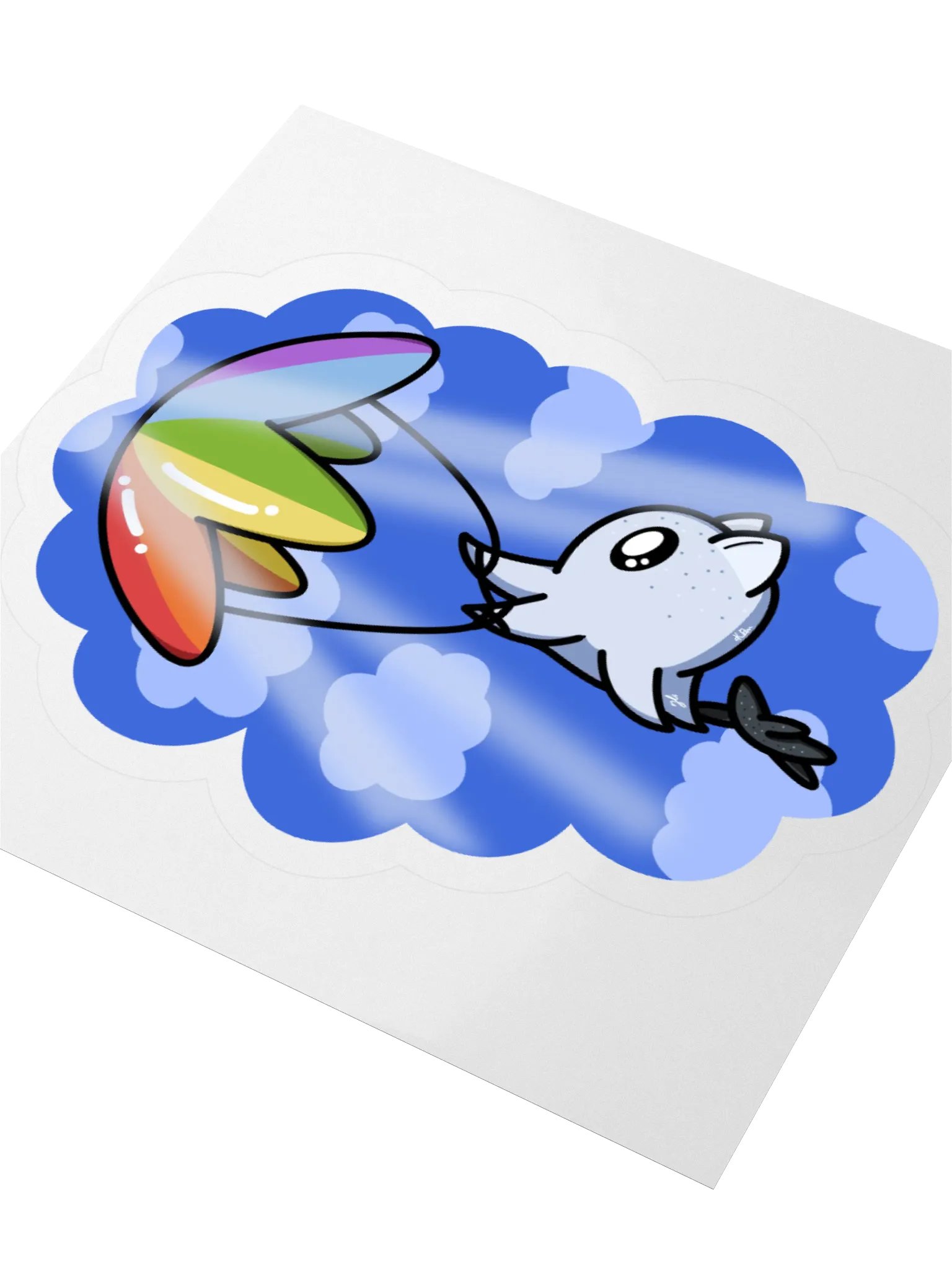 Squish Parachute Sticker product image (3)