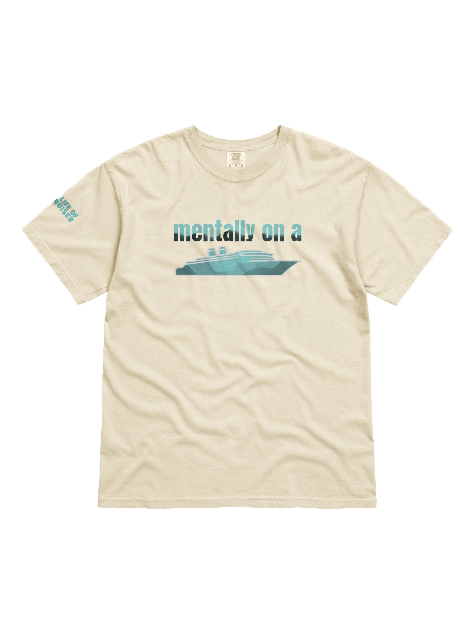 Mentally on a Cruise Unisex T-Shirt product image (51)