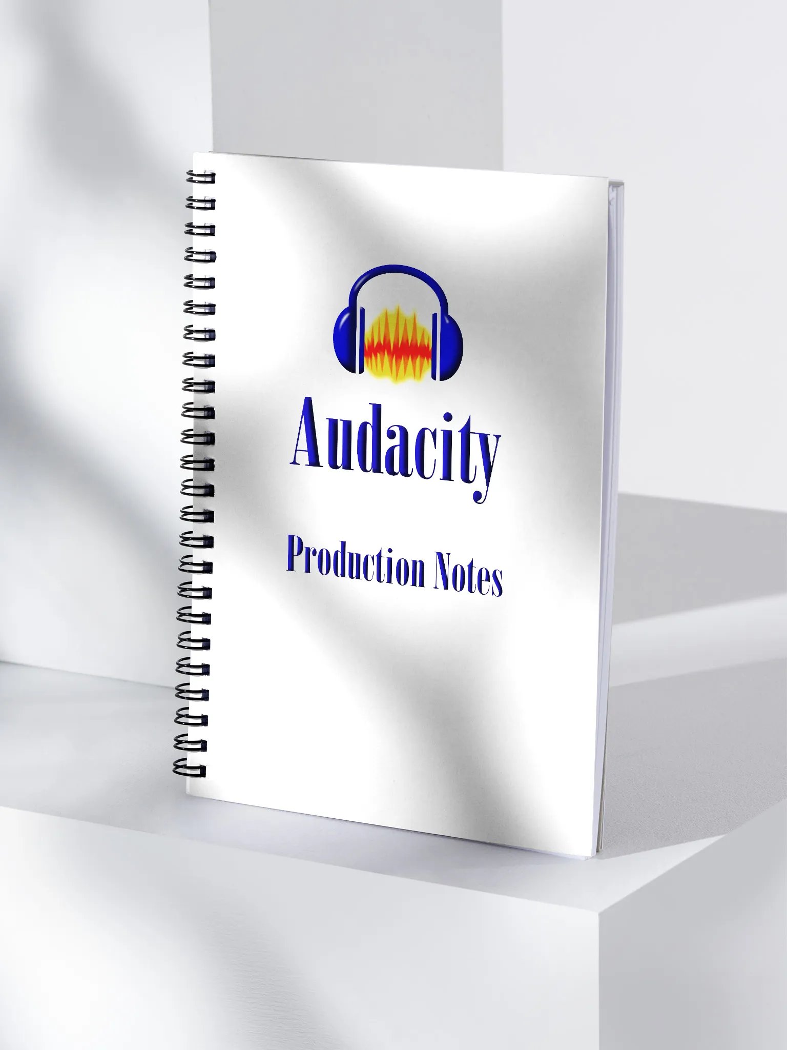 Audacity Retro Spiral Notebook product image (4)