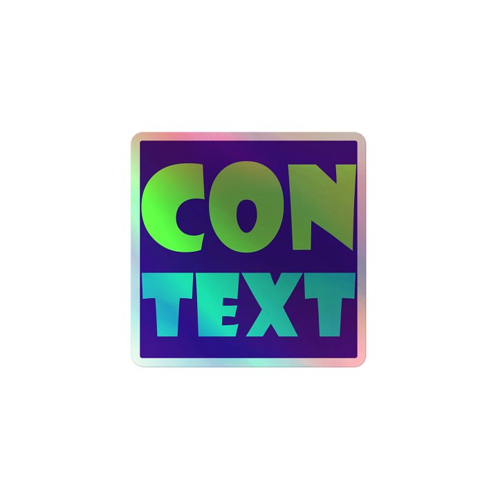 Context Holographic Sticker product image (1)