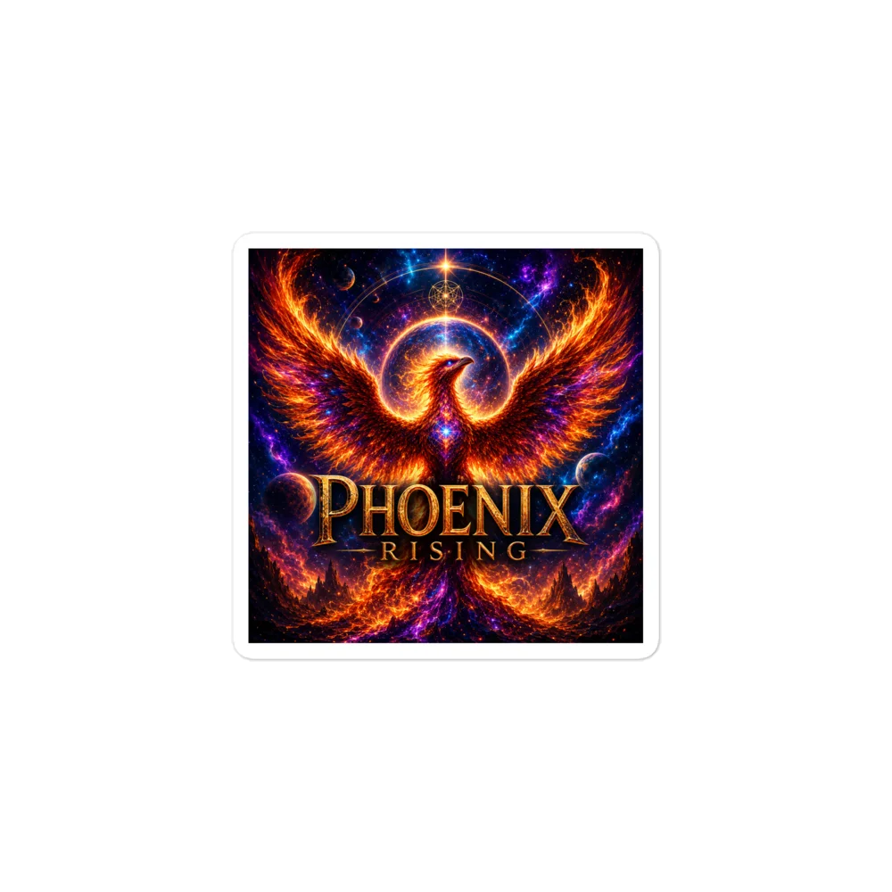 Phoenix Rising Kiss Cut Stickers product image (1)