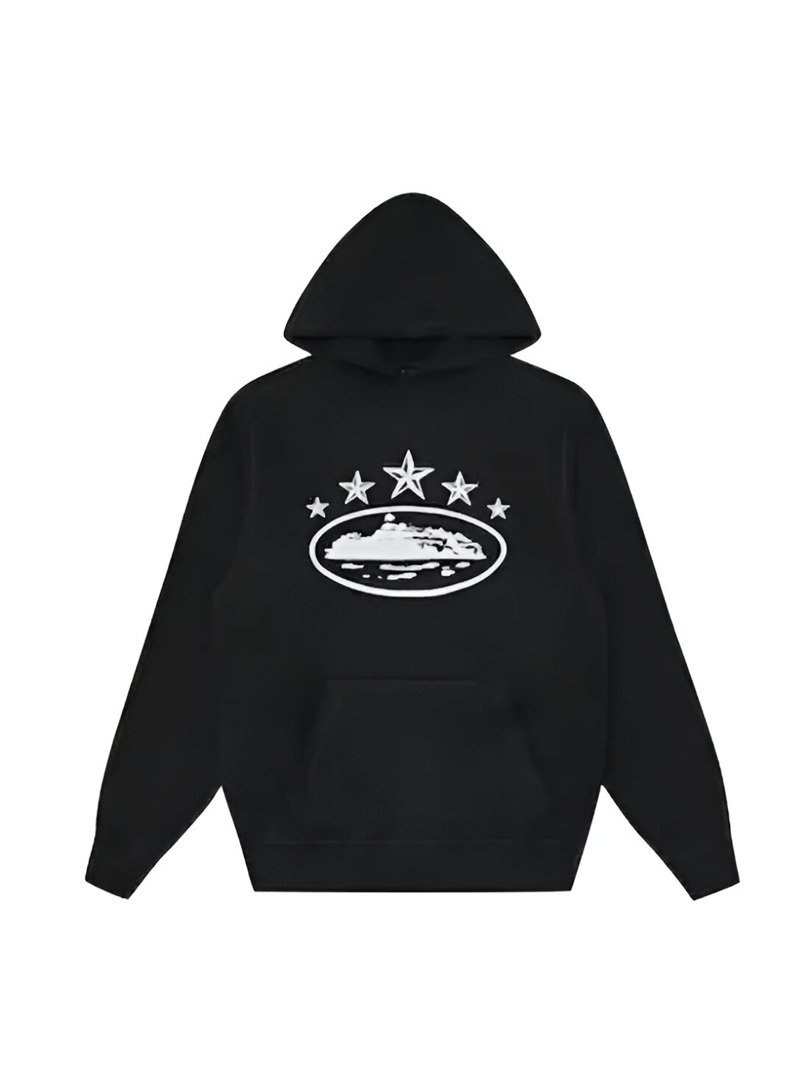 Corteiz 5 Starz Alcatraz Hoodie Black product image (1)