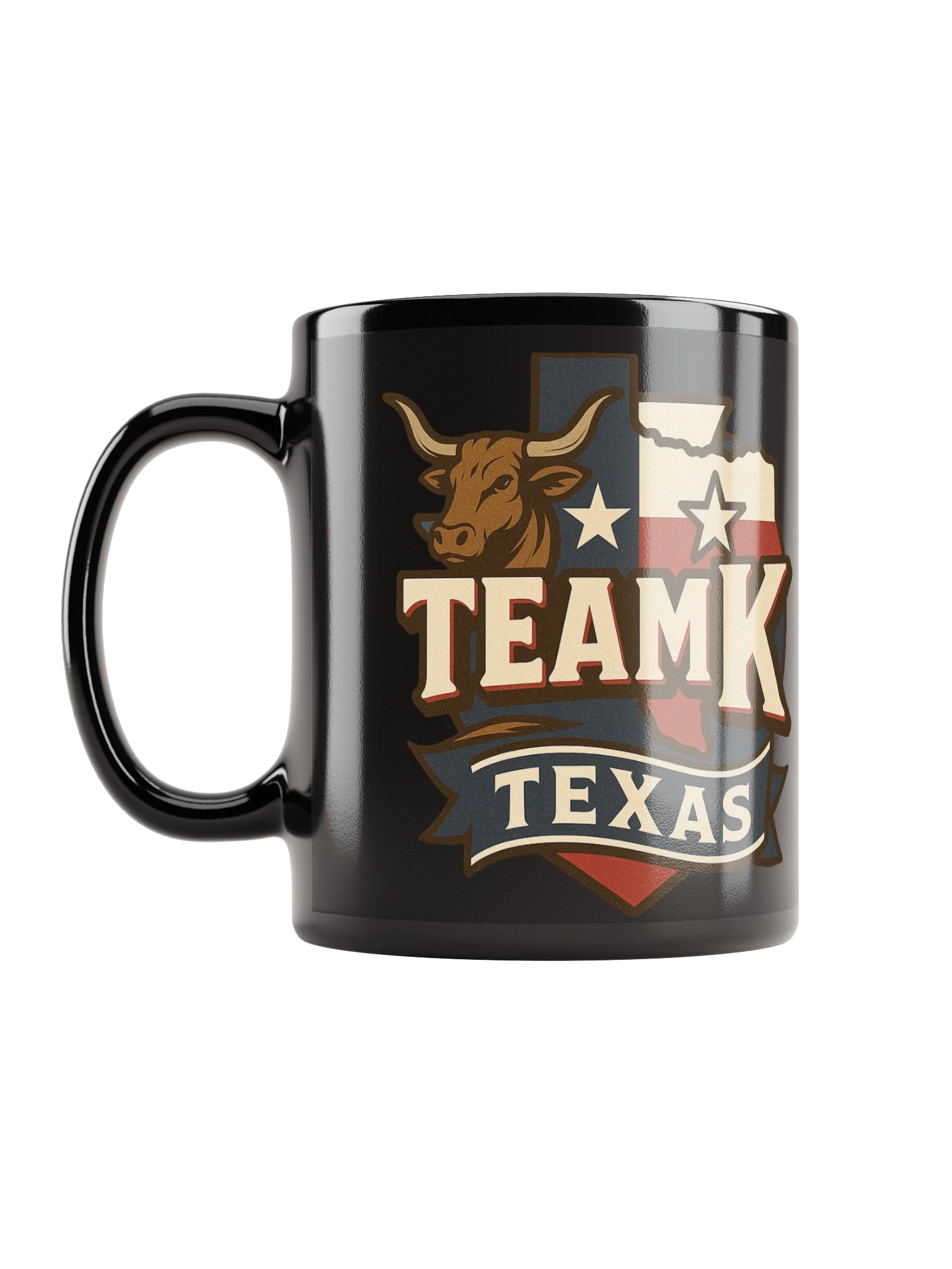 Team K Texas Black Mug product image (12)