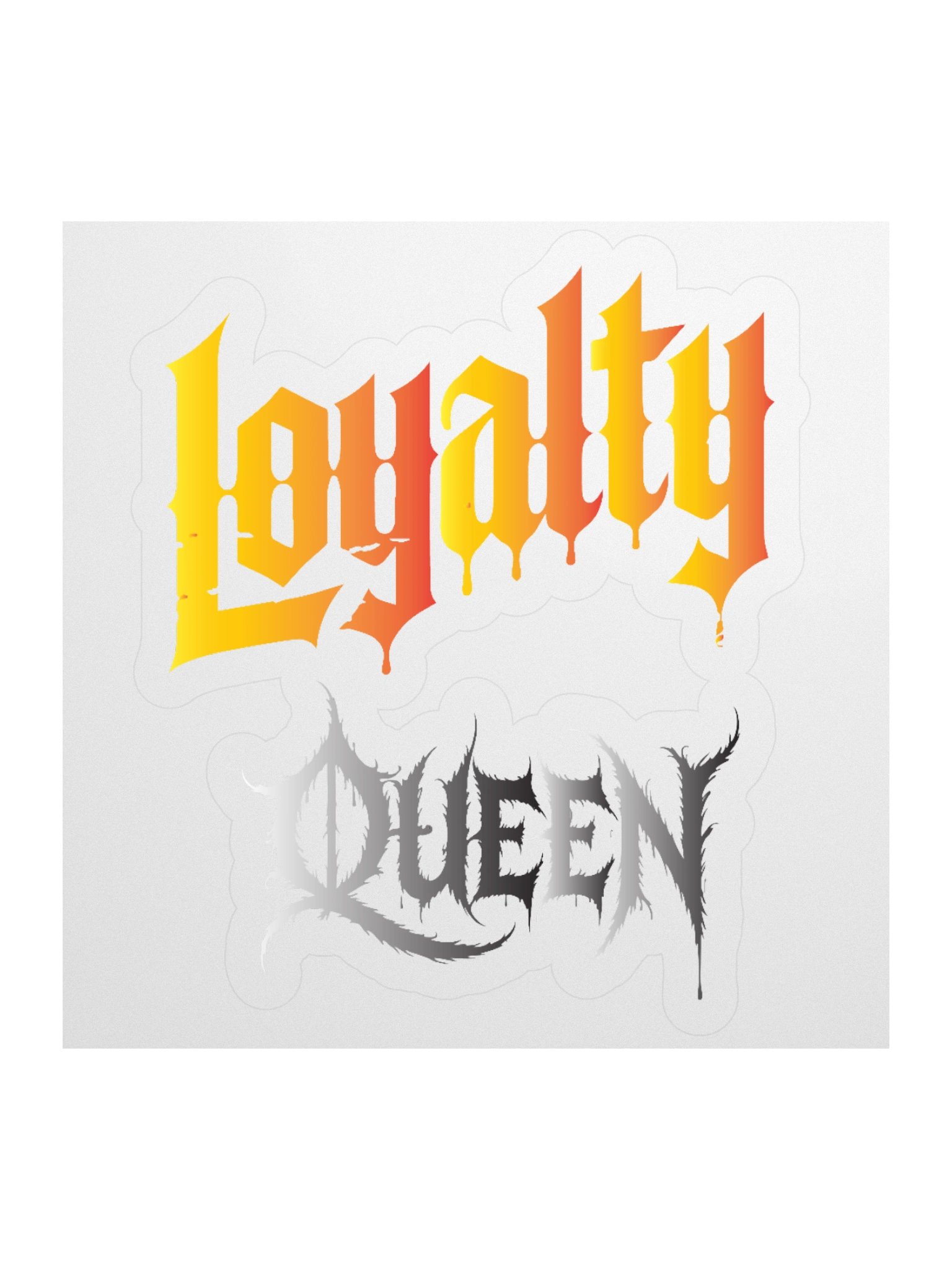 Loyalty Queen Kiss Cut Stickers product image (1)