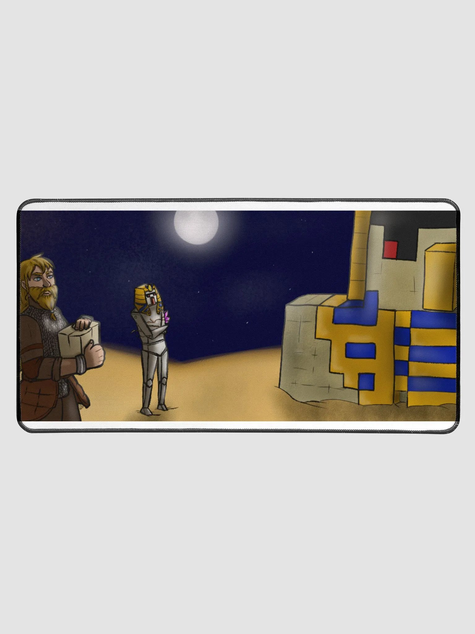 Desert Golem Desk Mat product image (1)