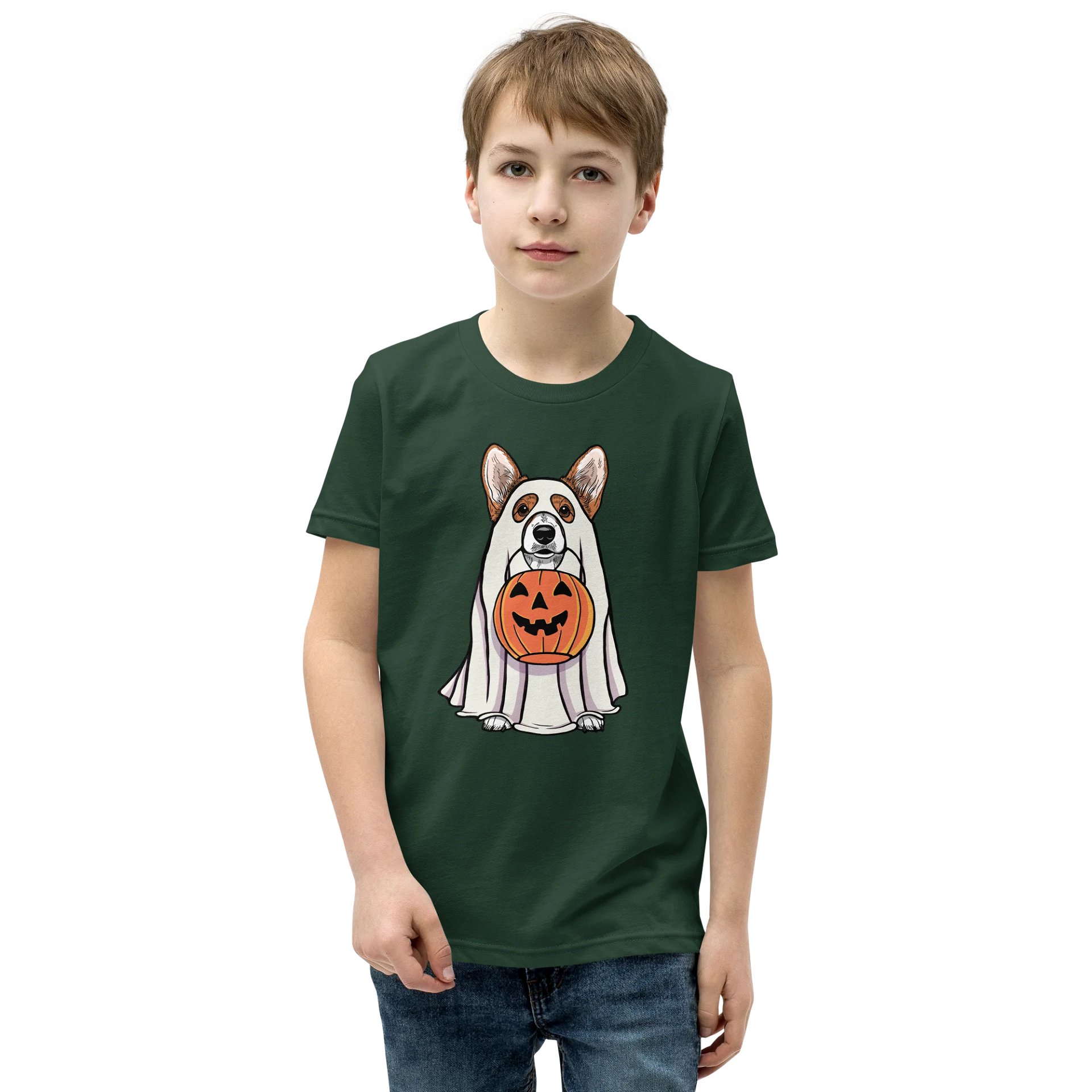 Halloween Pembroke Welsh Corgi(Red) Youth T-Shirt product image (1)