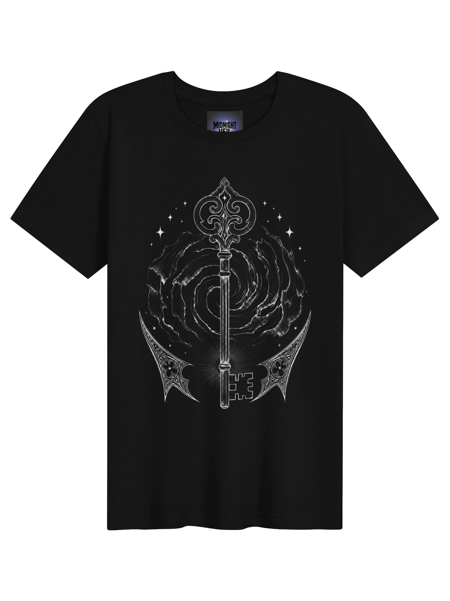 Midnight Veil Cosmic Key T-Shirt product image (1)