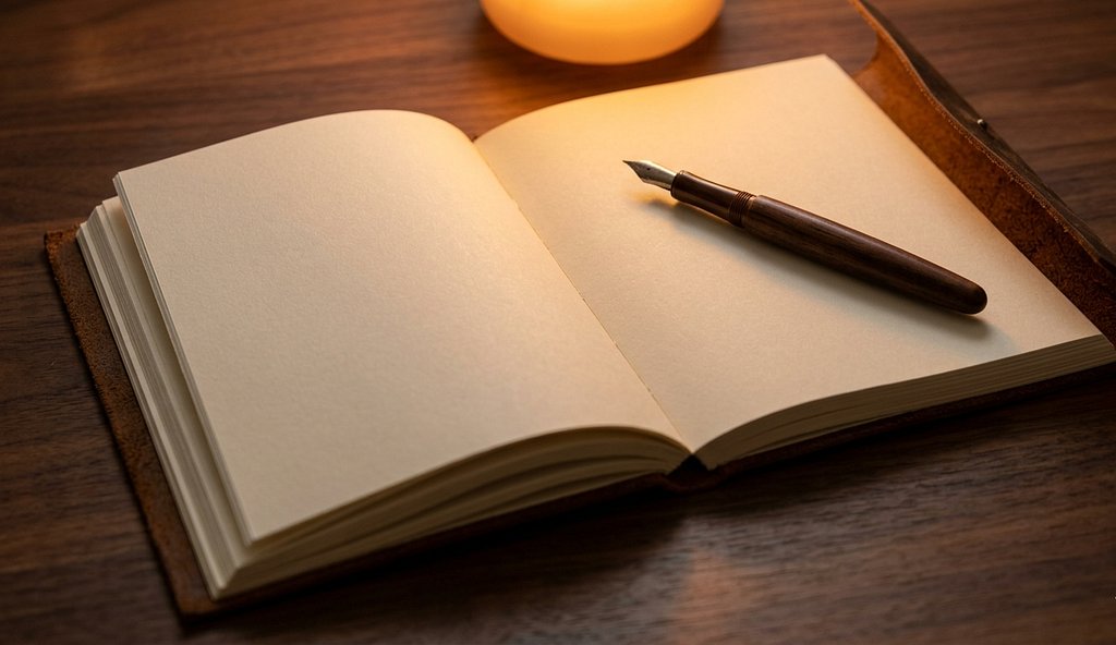 Empty Journal on table 2