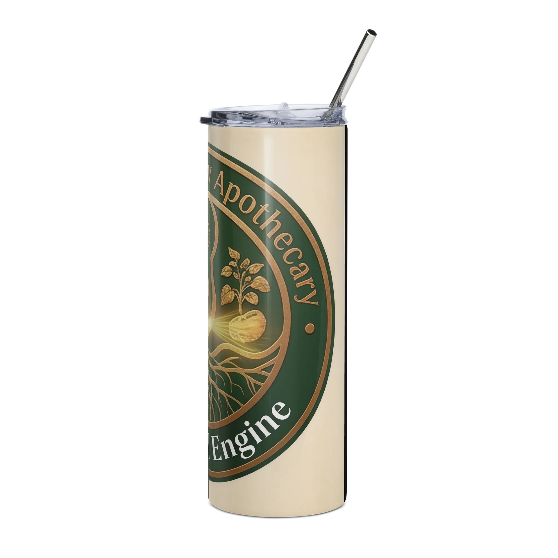 The Living Flow Apothecary Logo Tumbler product image (3)