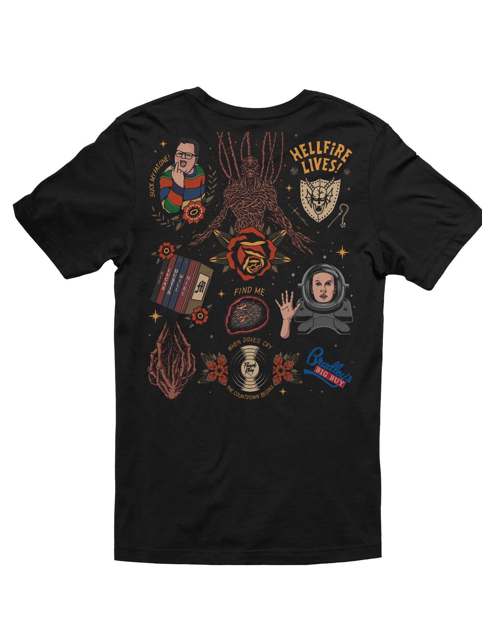 Stranger Things Finale Flash - Tee(Front & Back) product image (3)
