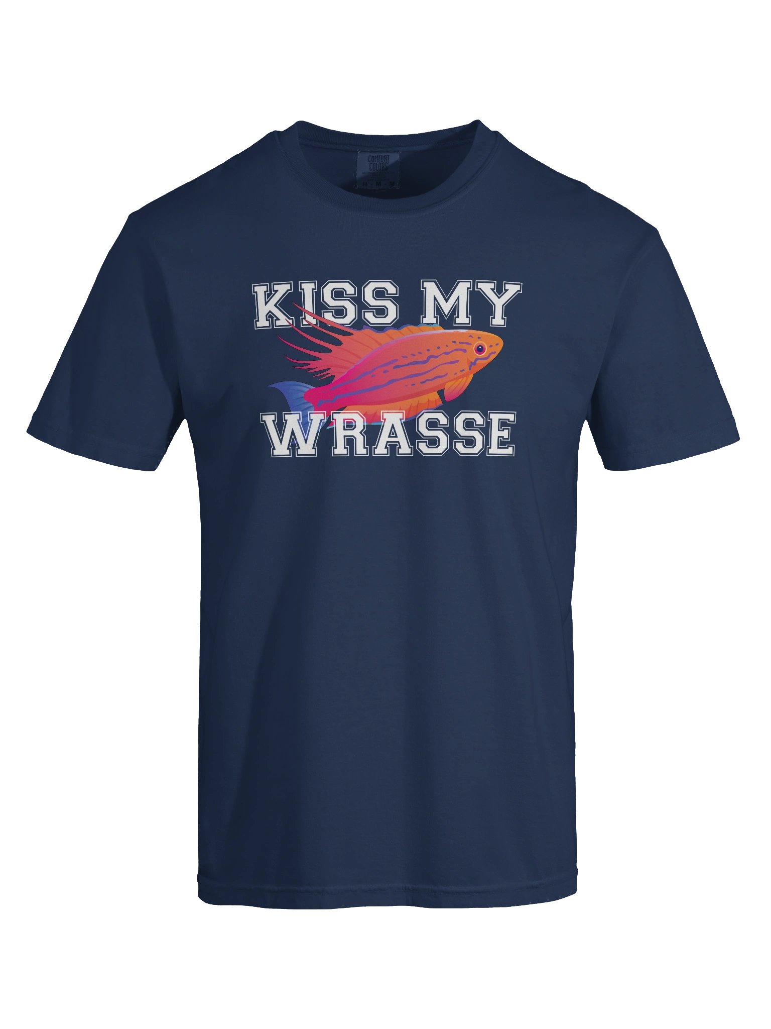 Kiss My Wrasse Fairy Wrasse Shirt – Funny Saltwater Reef Tank Aquarium Graphic Tee product image (9)