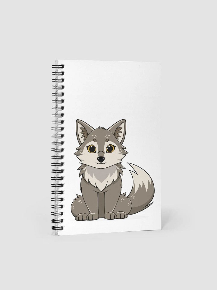 Cute Fuzzy Wolf Sketch Book product image (1)