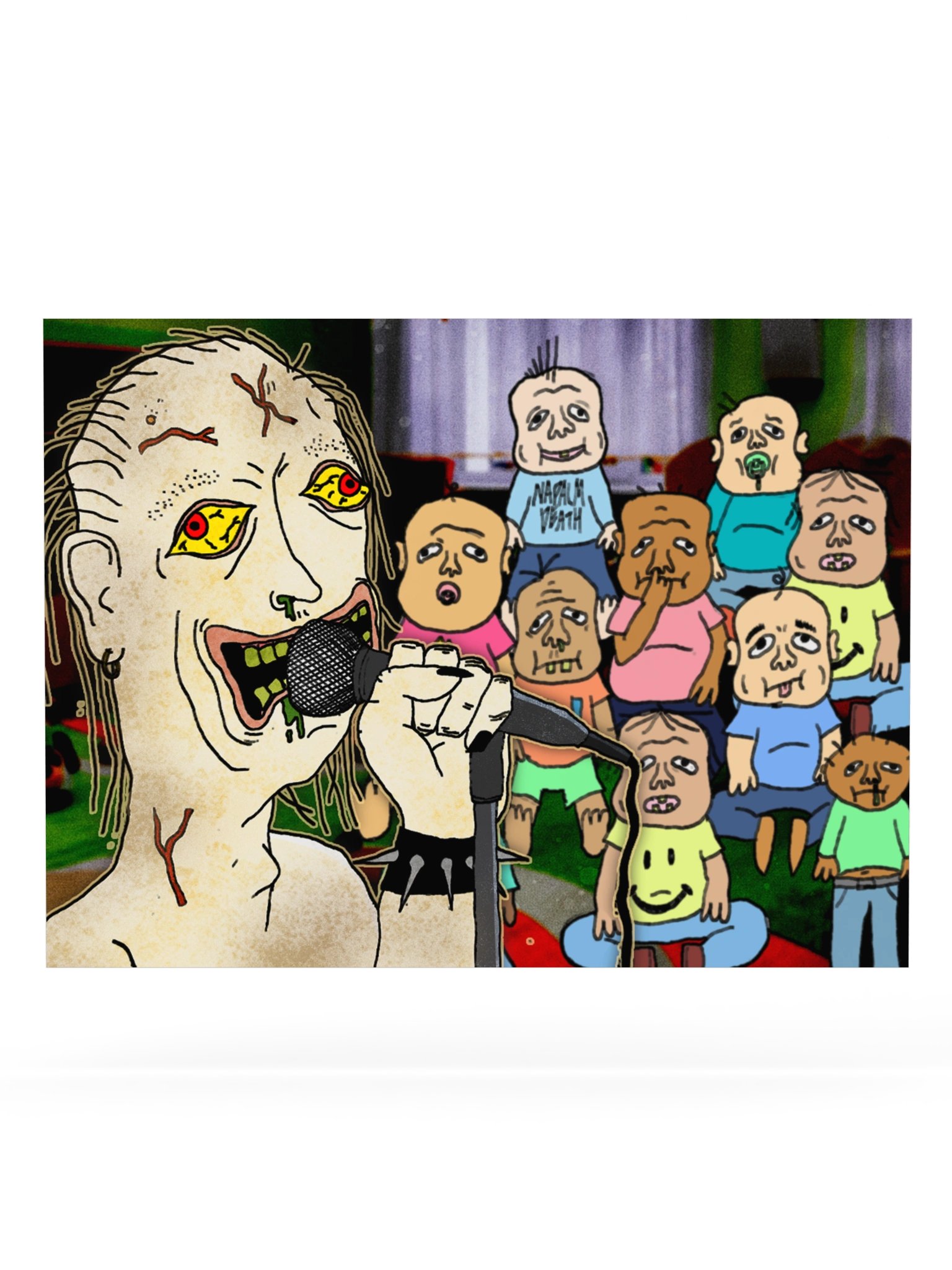 Average Grindcore Audience Poster product image (6)