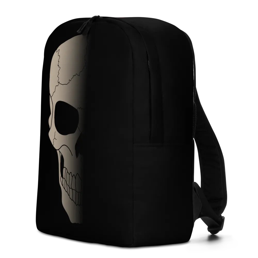 Faded skull backpack product image (2)