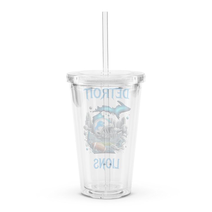 Detroit Cityscape Clear Tumbler (16 oz) product image (2)