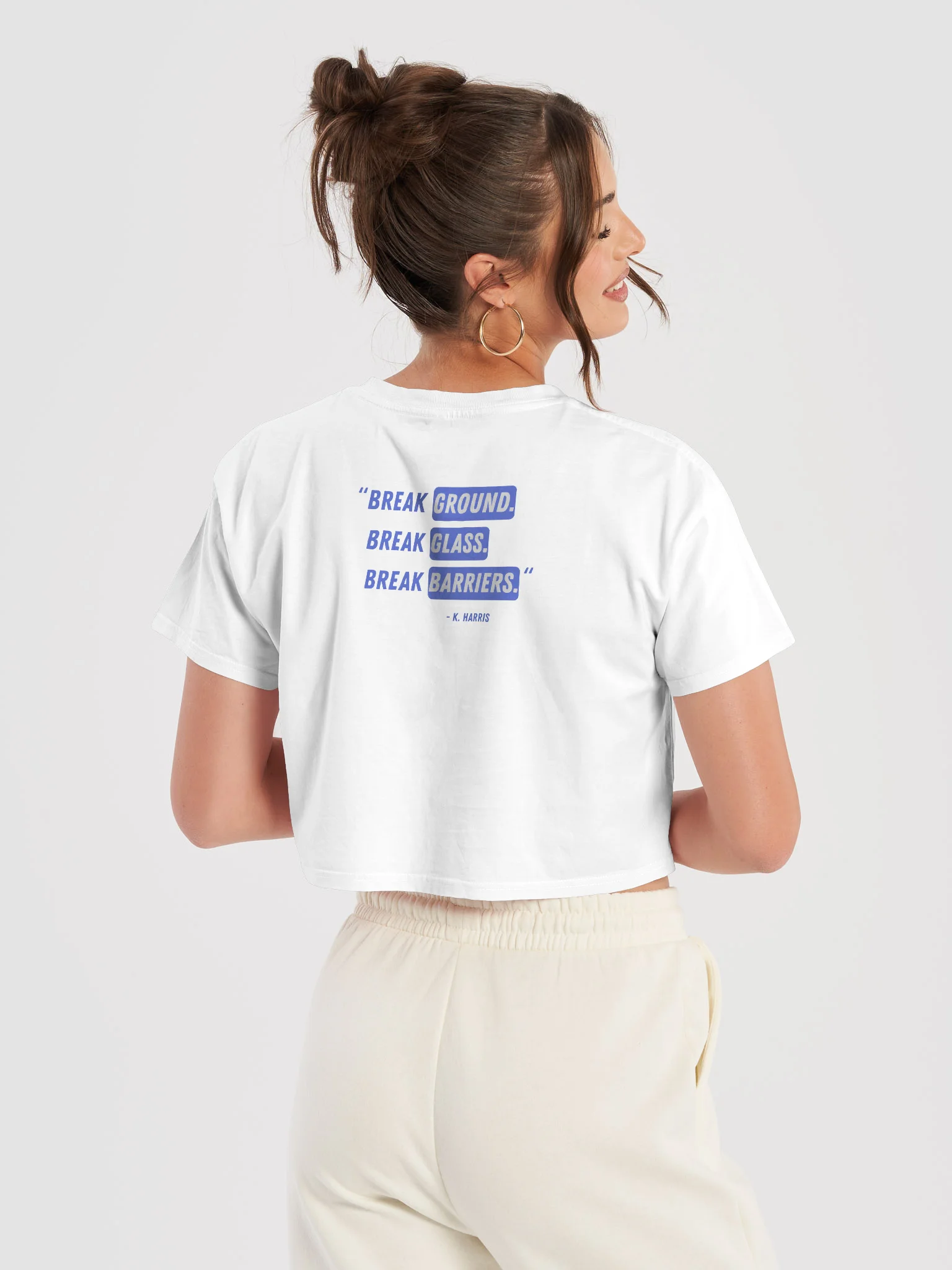 Kamala Would Never Crop Top | L I G H T product image (7)