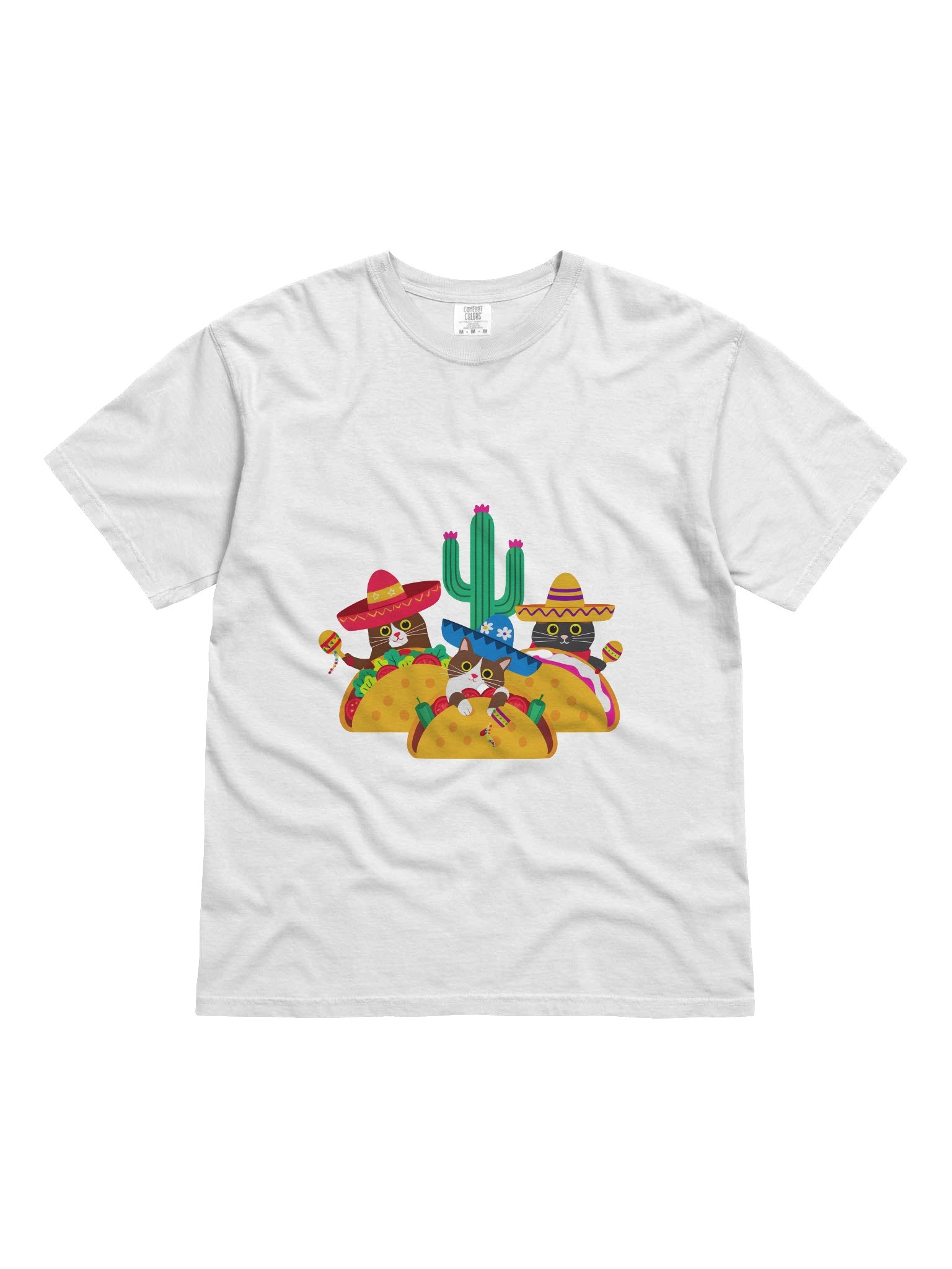 Fiesta Cats Sombrero T-Shirt product image (8)