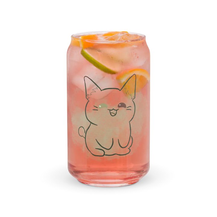 Moss Sprout Mascot Can-Shaped Glass product image (2)