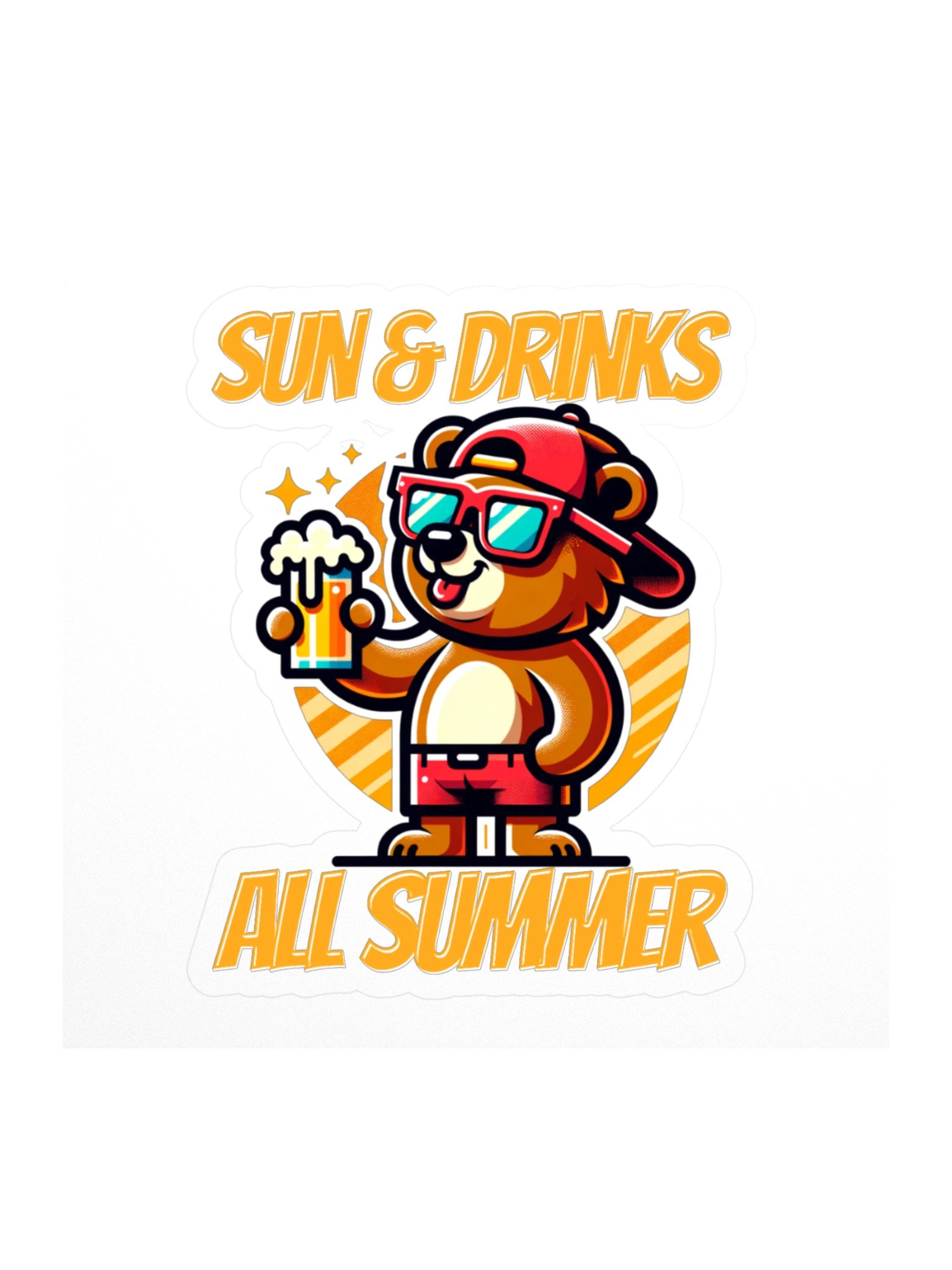 Summer Bear Vibes Sticker Pack product image (1)