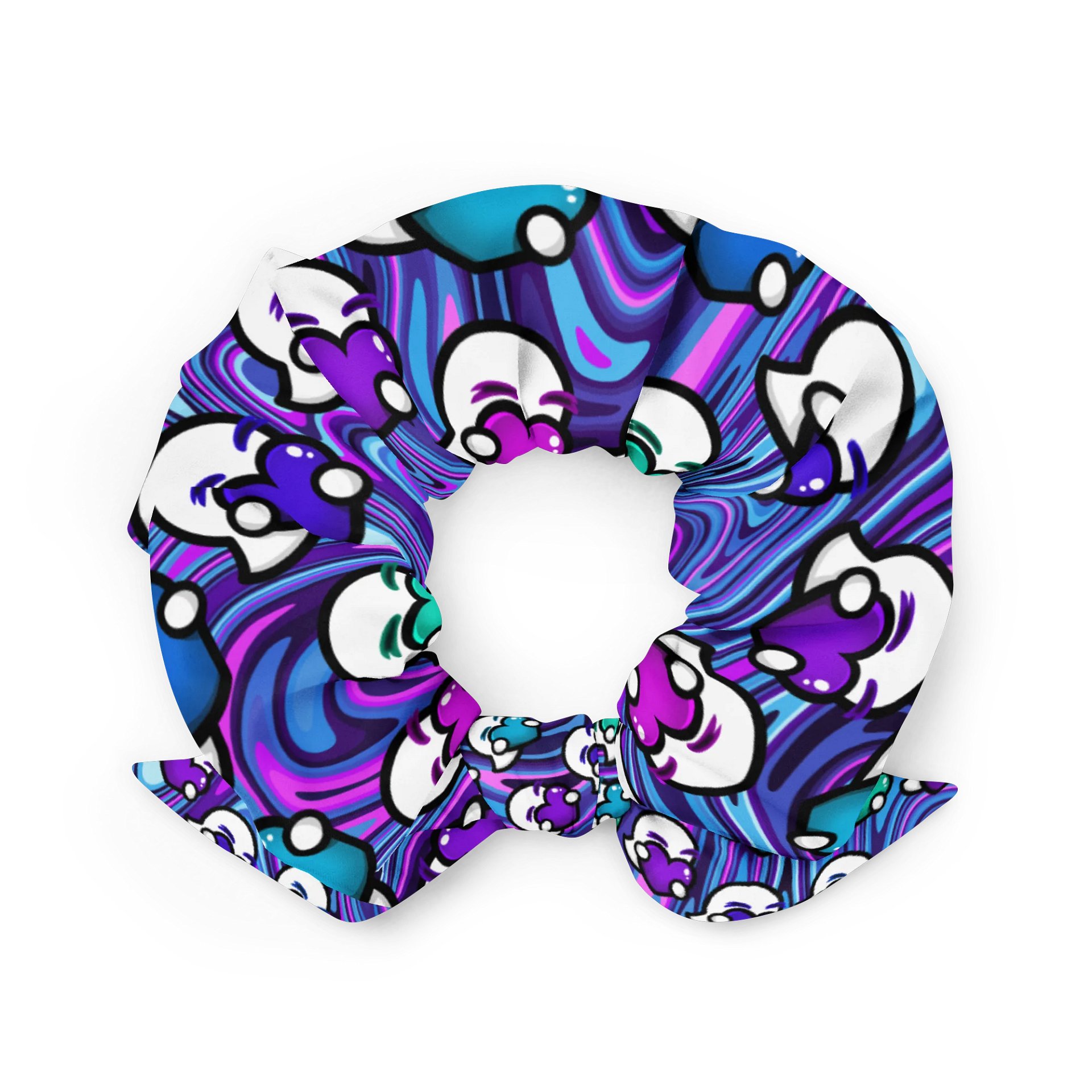Vaporwave Heartspam Scrunchie product image (3)