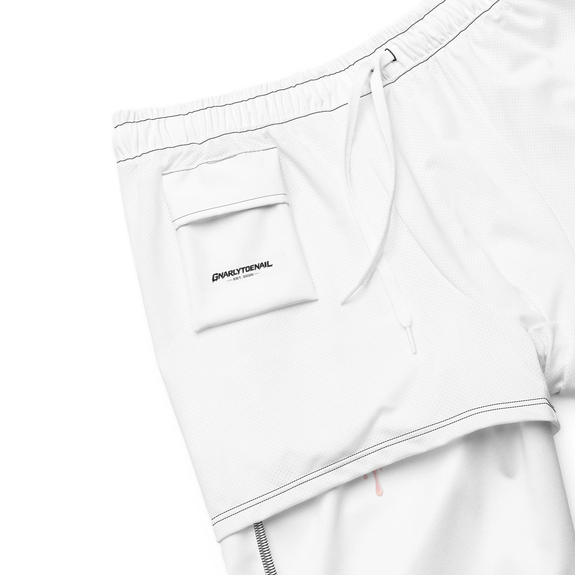 GnarlyToenail Logo Men's Swim Trunks product image (8)