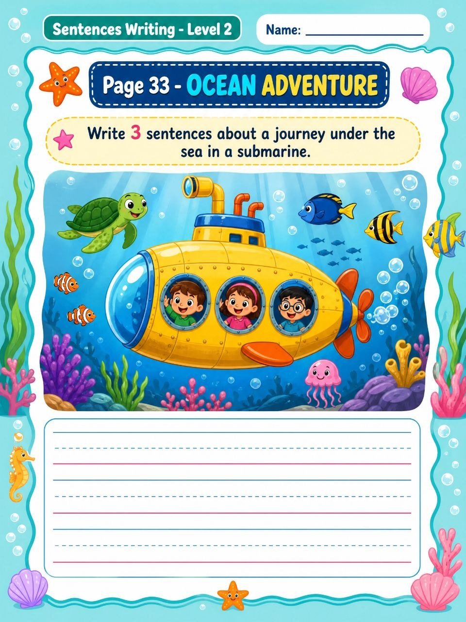 Sentences Writing Activity Book V 2 product image (5)