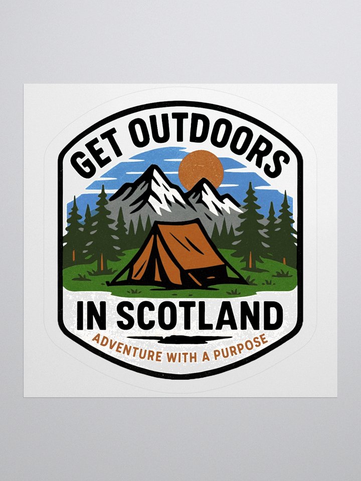 Get Outdoors in Scotland Sticker product image (1)
