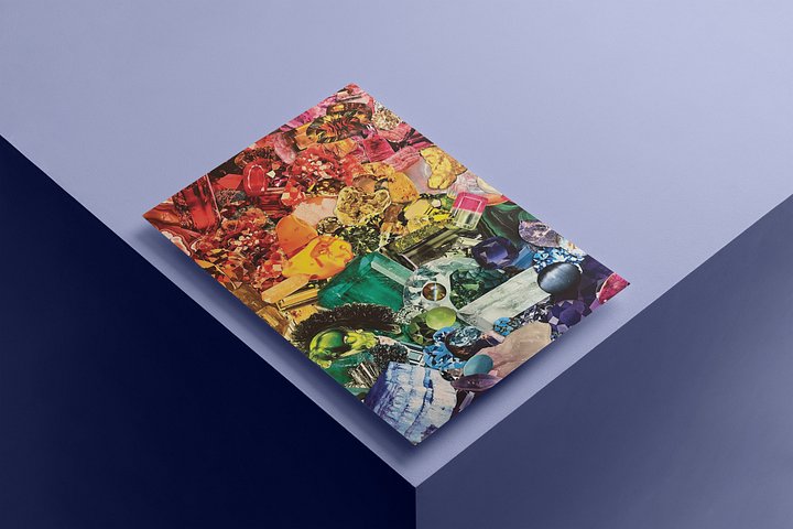 "crystal candy" 8"x10" collage print product image (2)