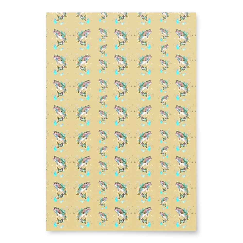 Rainbow Trout Wrapping Paper product image (4)
