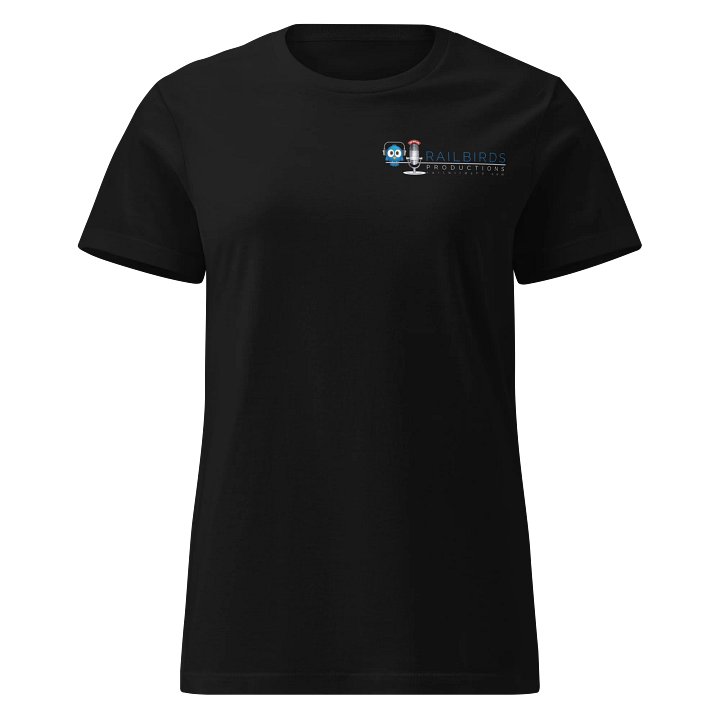 Women's Black Railbirds Fitted Tee product image (1)