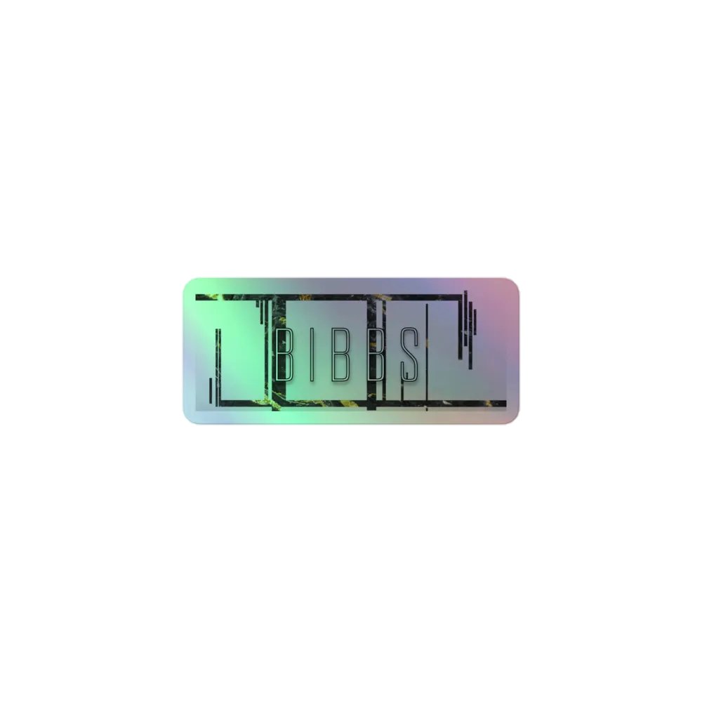Bibbs Cover Sticker Holo product image (1)