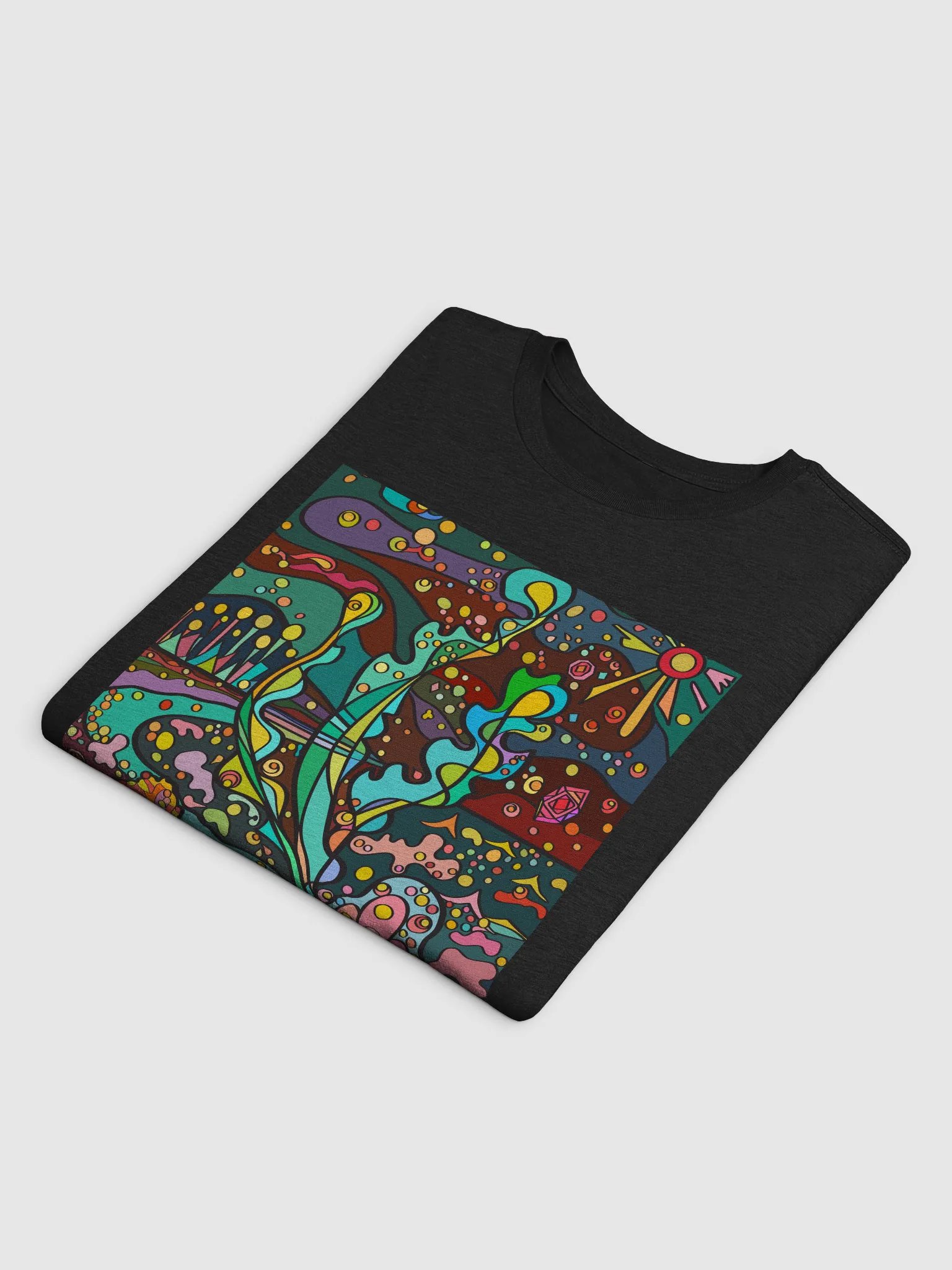 Psychedelic Swirl Unisex T-Shirt - Resort Night product image (4)