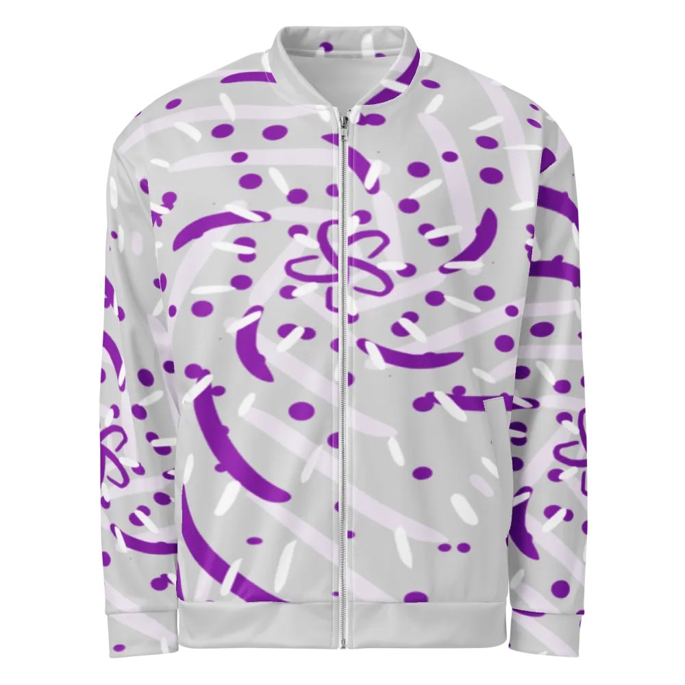 Midnight Swirl Women's Bomber Jacket product image (1)