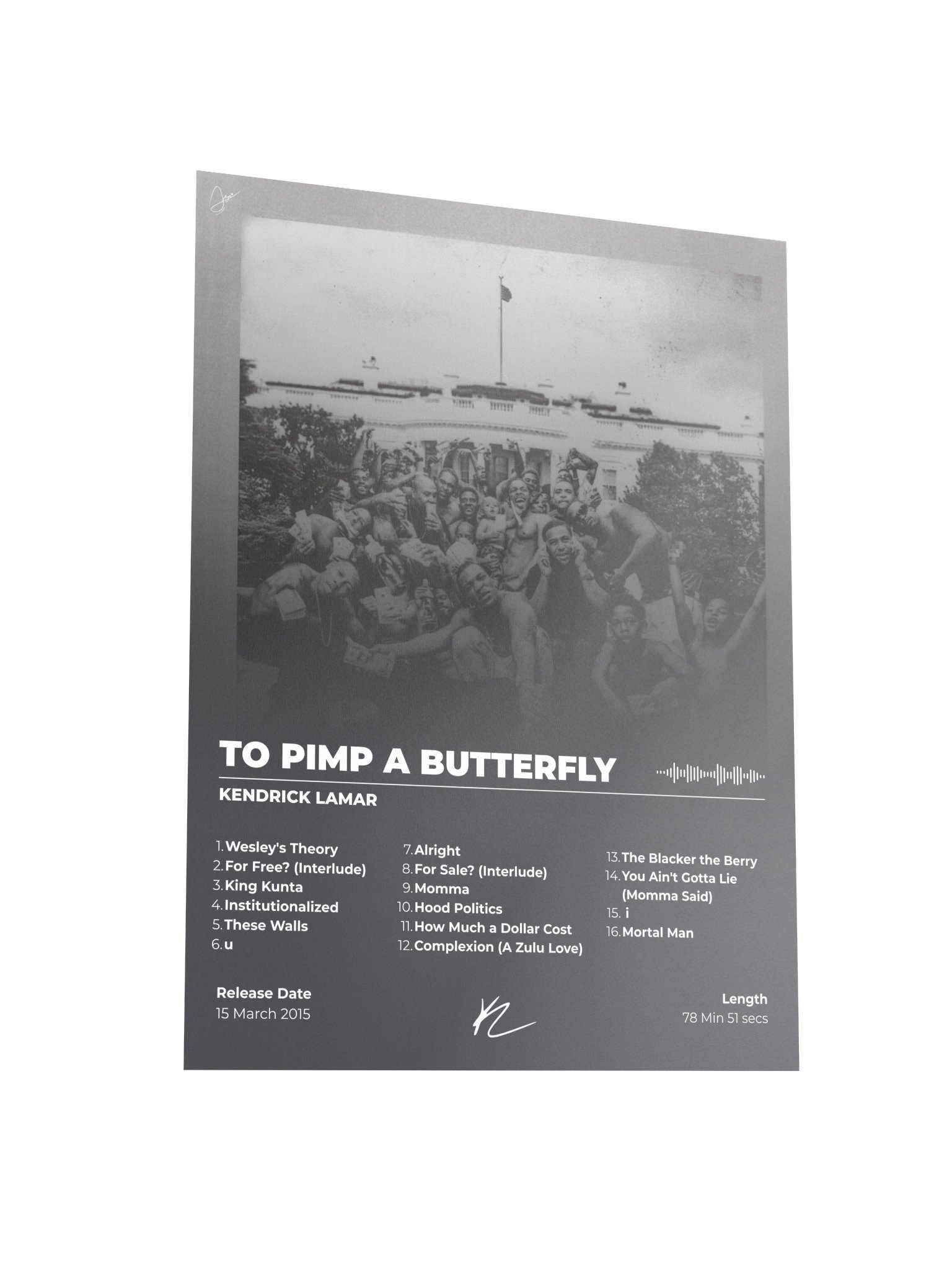 Kendrick Lamar To Pimp a Butterfly Poster product image (6)