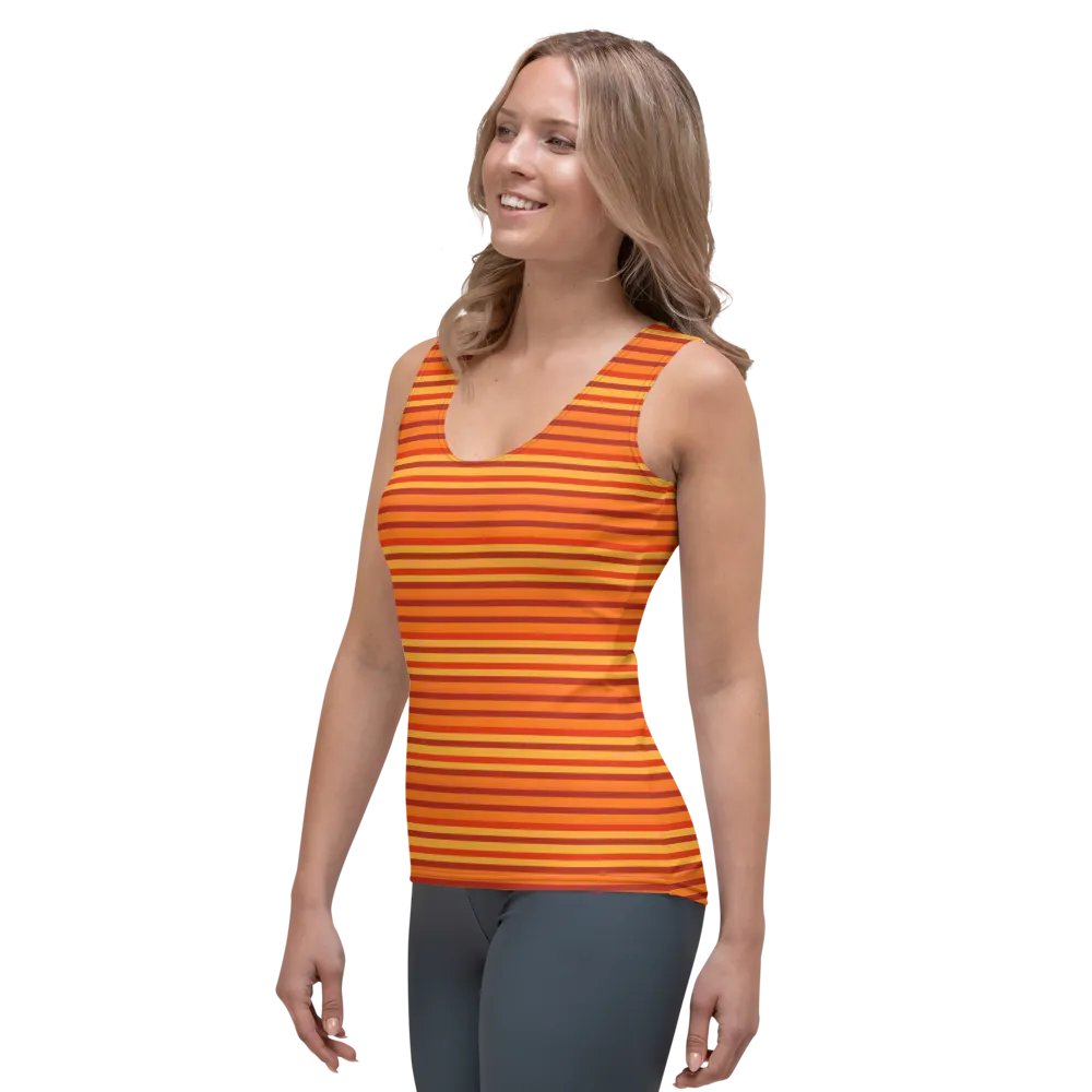 Rays of Warmth Striped Women's Tank Top product image (5)