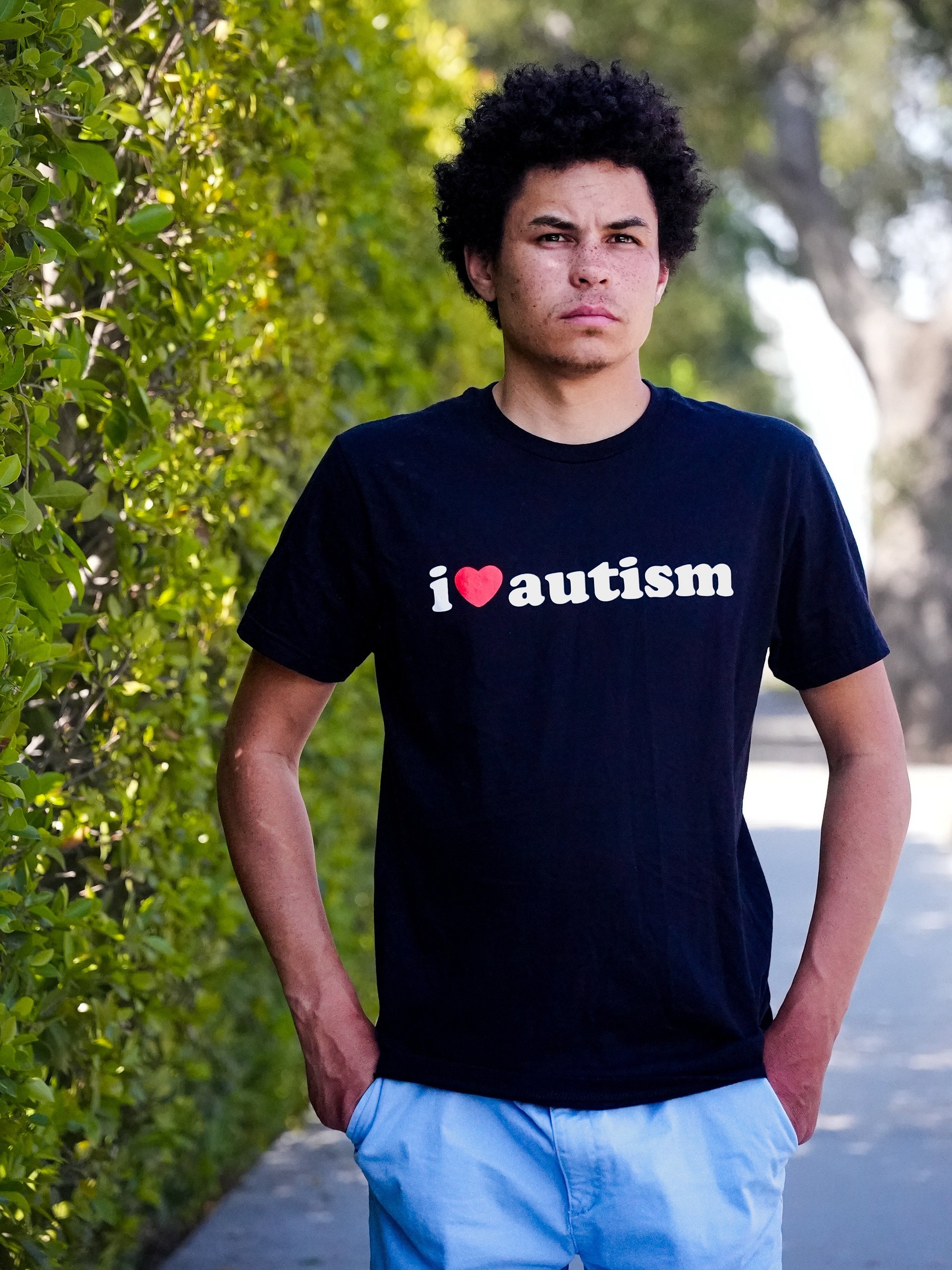 I Heart Autism Black Tee product image (1)