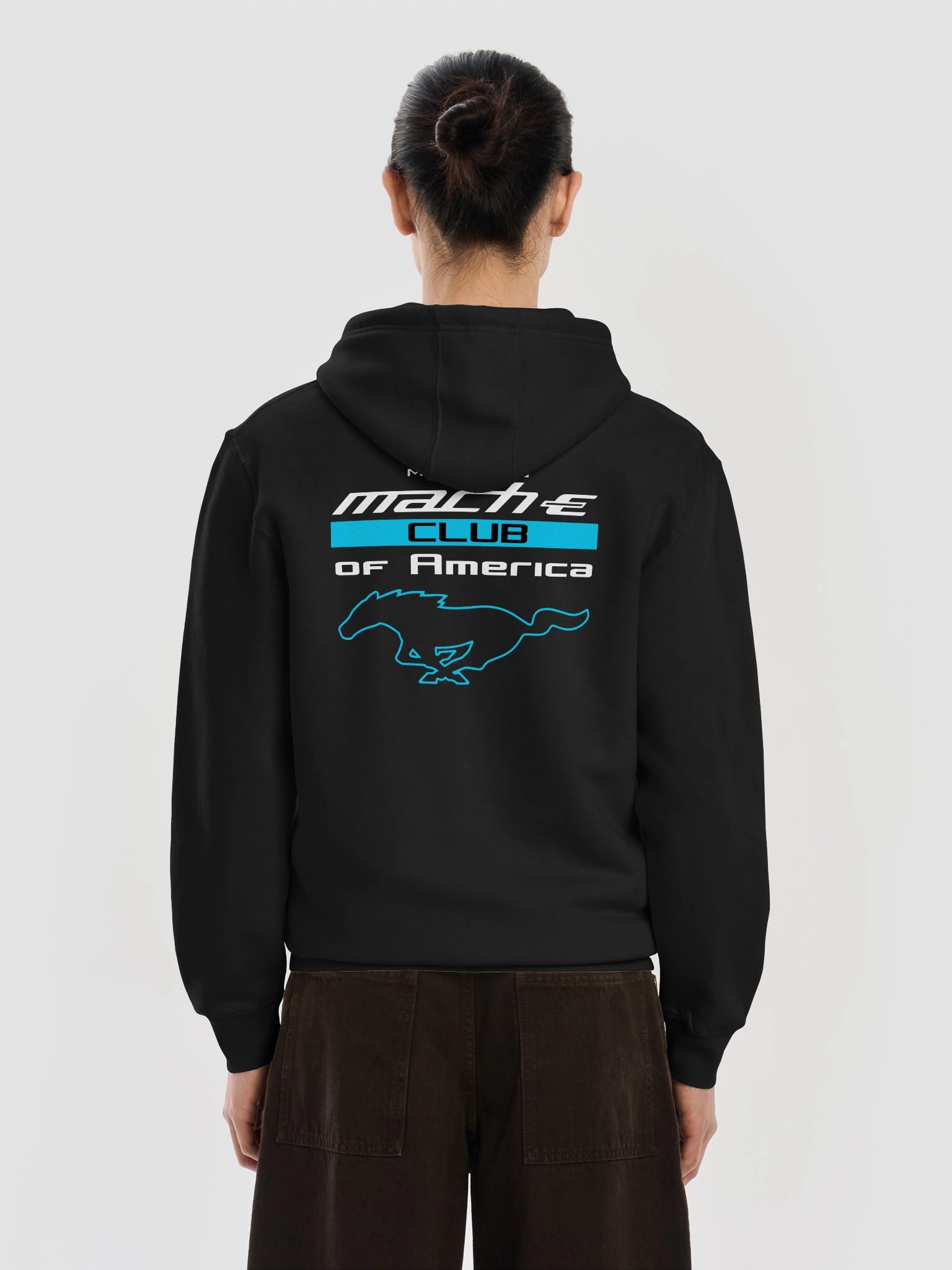 Mustang Mach-E Club of America Zip-Up Hoodie (Black) product image (6)