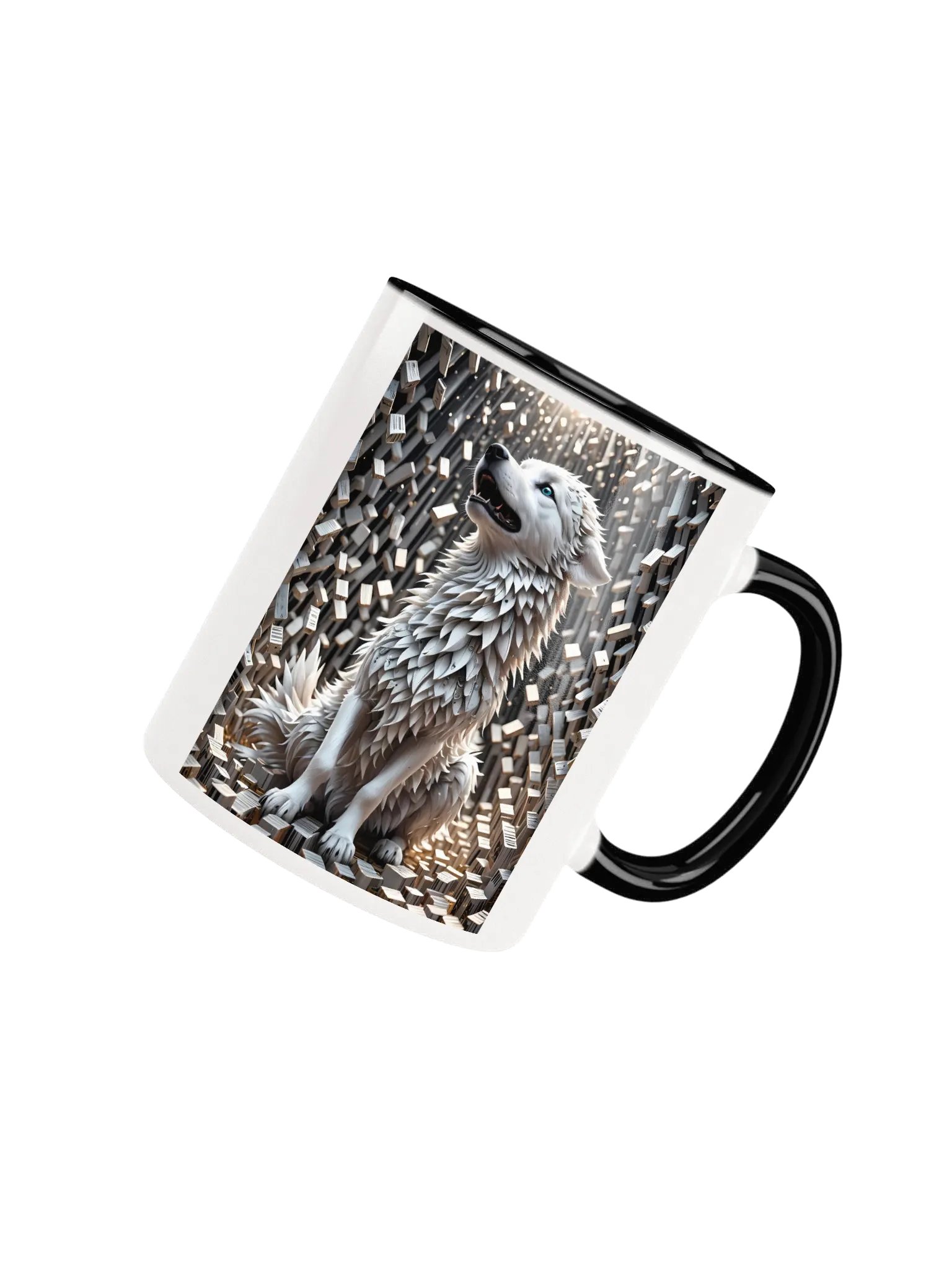 Surreal Wolf Ceramic Mug product image (7)
