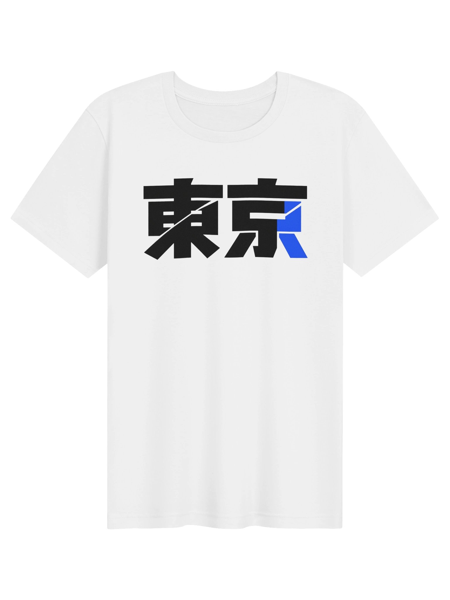 Tokyo Blue Accent Kanji Graphic Tee product image (1)