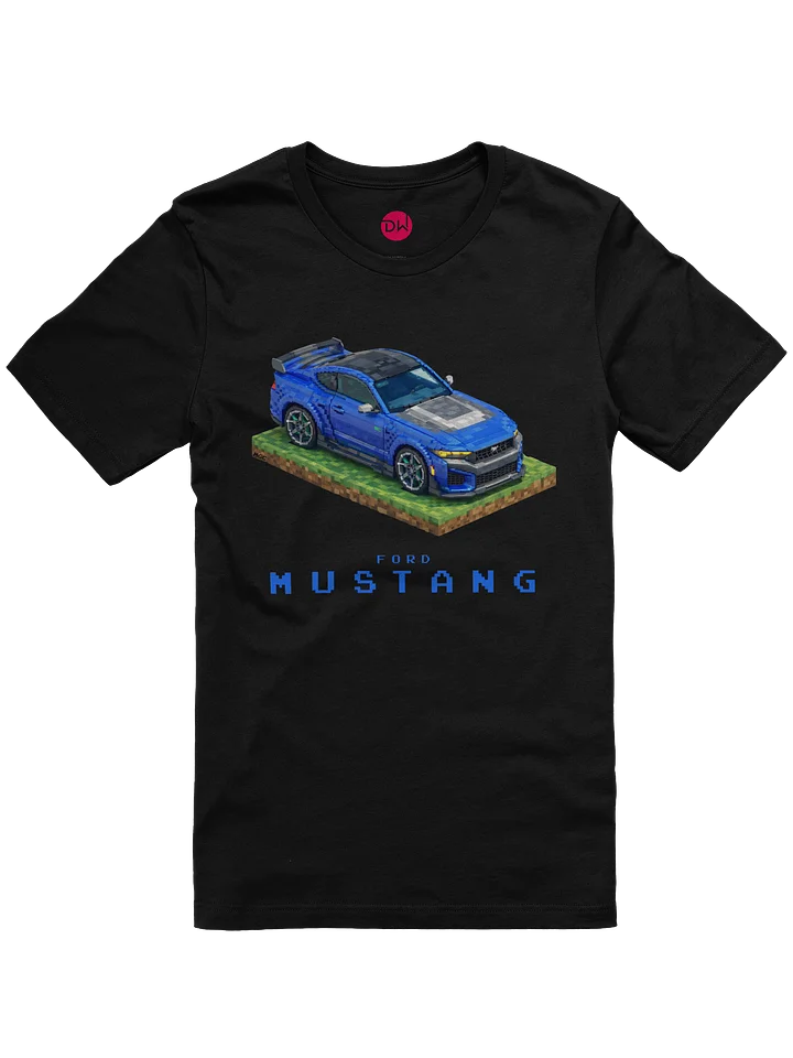Blue Ford Mustang Dark Horse Shirt (Pixel, Retro, Minecraft) product image (9)