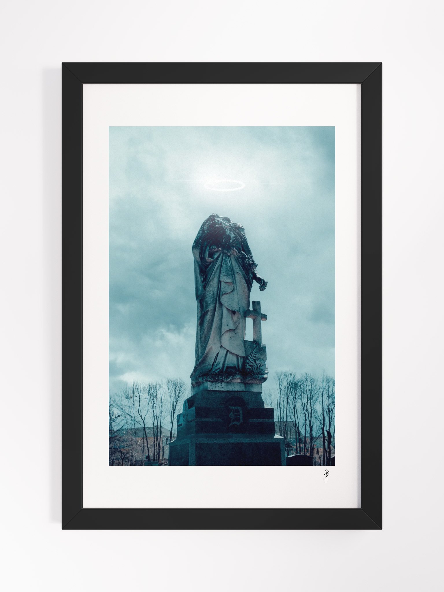 "Headstone" - Framed Print product image (1)