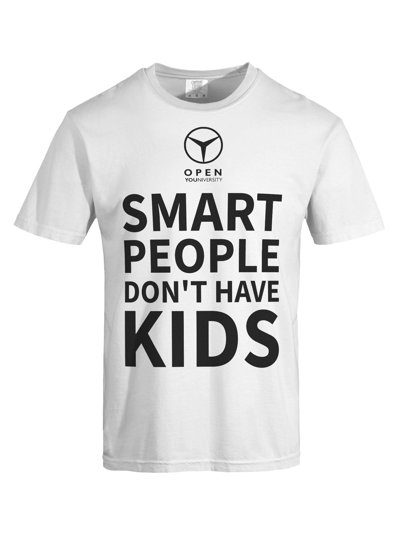 SMART PEOPLE DON'T HAVE KIDS- white version product image (7)