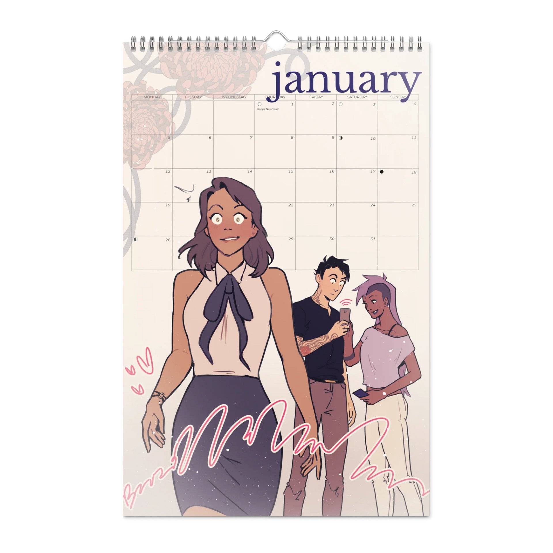 2026 Familiar Wall Calendar product image (2)