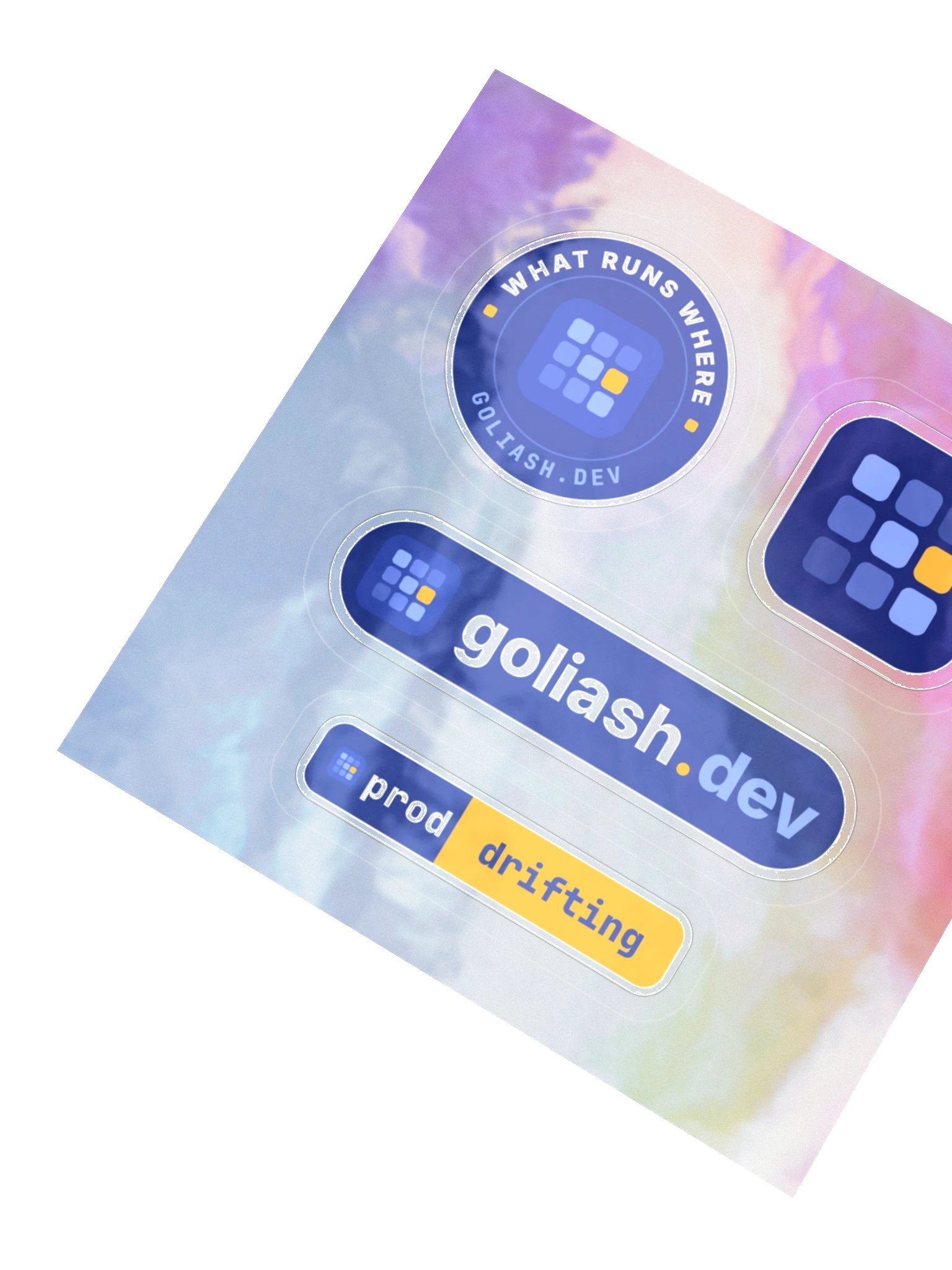 Goliash Holographic Sticker Sheet product image (2)
