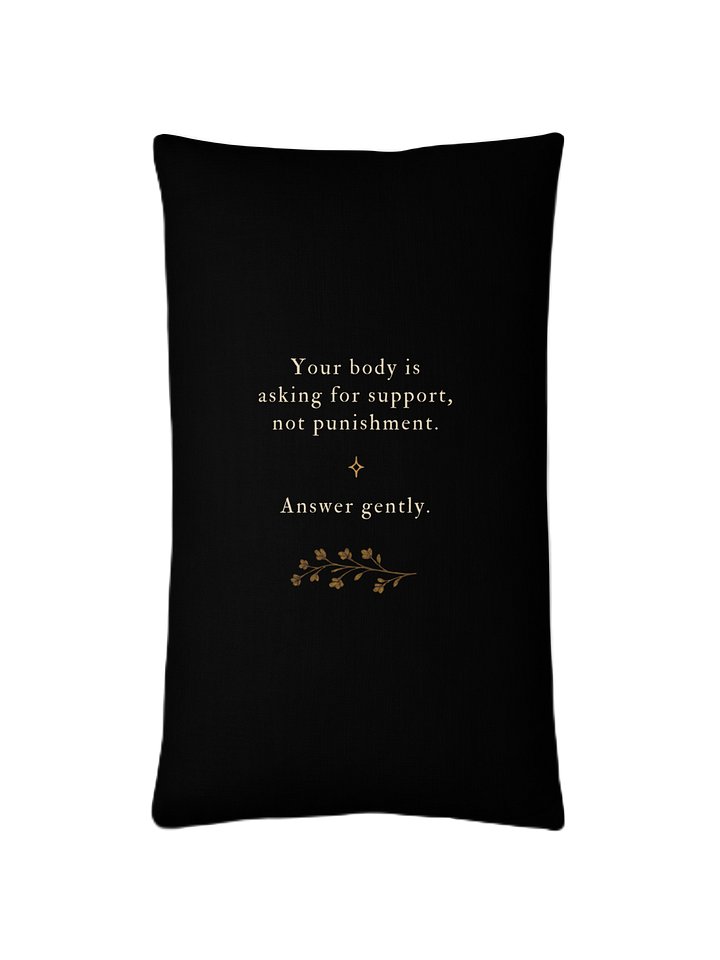 The Flare Companion Pillow | Gothic Chronic Illness Support Pillow product image (2)